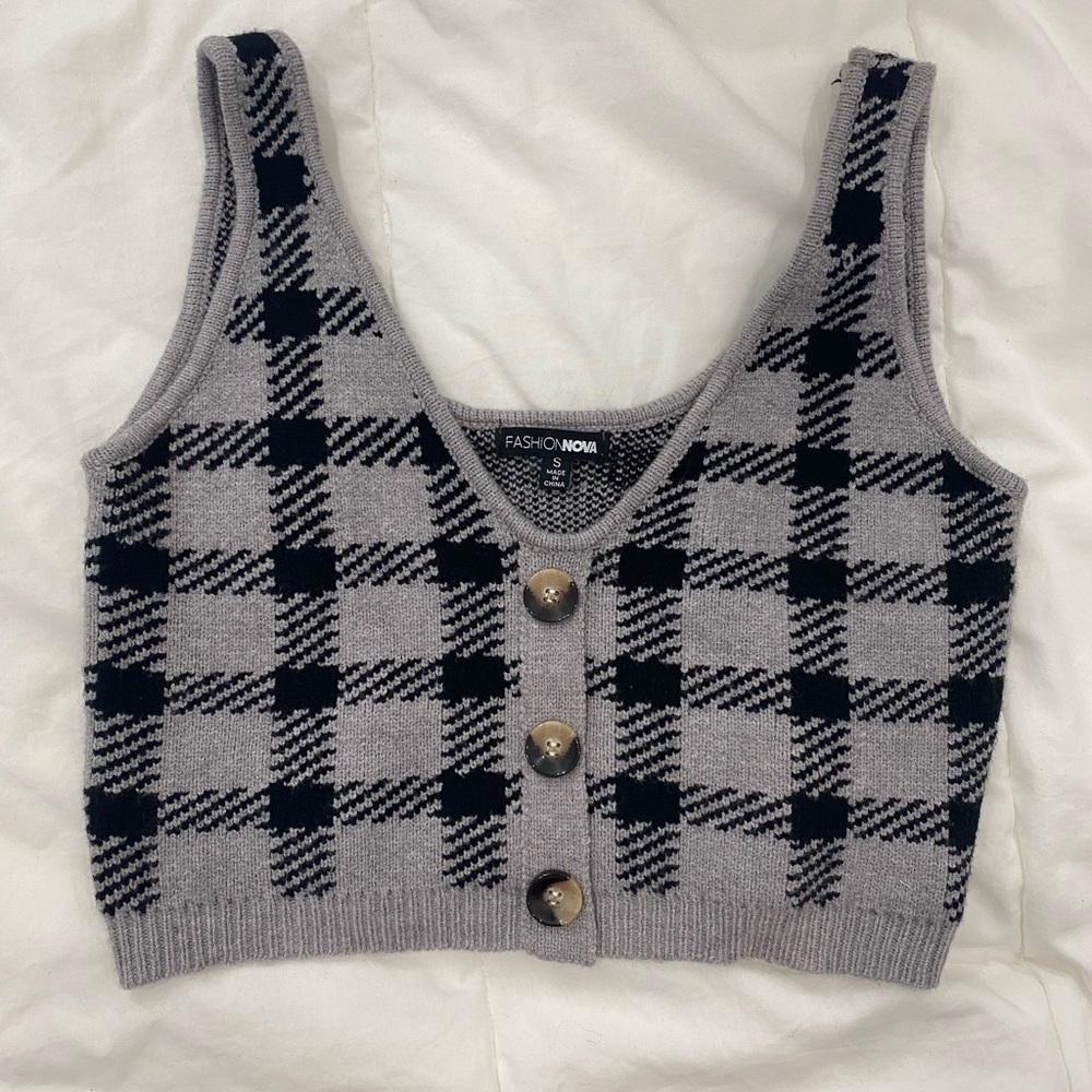 fashion nova tank and sweater set size S